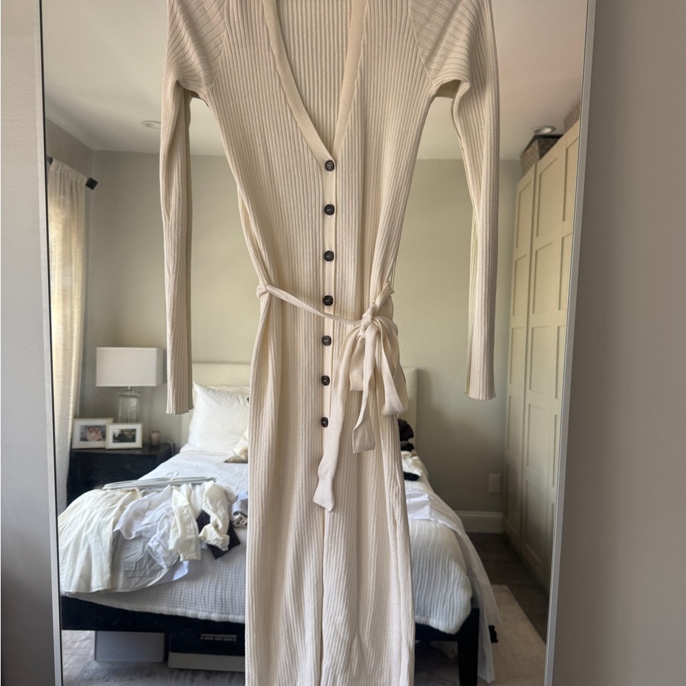 Cream Sweater Dress